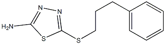 5-[(3-phenylpropyl)sulfanyl]-1,3,4-thiadiazol-2-amine