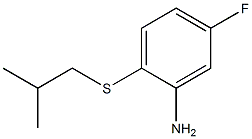 5-fluoro-2-[(2-methylpropyl)sulfanyl]aniline