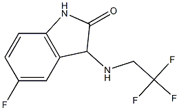 5-fluoro-3-[(2,2,2-trifluoroethyl)amino]-1,3-dihydro-2H-indol-2-one|