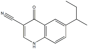 6-sec-butyl-4-oxo-1,4-dihydroquinoline-3-carbonitrile
