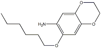 7-(hexyloxy)-2,3-dihydro-1,4-benzodioxin-6-amine