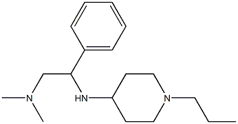 dimethyl({2-phenyl-2-[(1-propylpiperidin-4-yl)amino]ethyl})amine