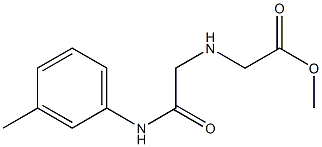 methyl 2-({[(3-methylphenyl)carbamoyl]methyl}amino)acetate