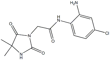 N-(2-amino-4-chlorophenyl)-2-(4,4-dimethyl-2,5-dioxoimidazolidin-1-yl)acetamide
