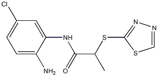 N-(2-amino-5-chlorophenyl)-2-(1,3,4-thiadiazol-2-ylsulfanyl)propanamide