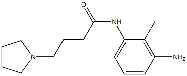 N-(3-amino-2-methylphenyl)-4-pyrrolidin-1-ylbutanamide