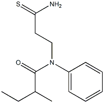N-(3-amino-3-thioxopropyl)-2-methyl-N-phenylbutanamide