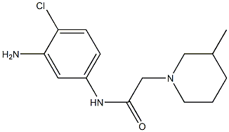N-(3-amino-4-chlorophenyl)-2-(3-methylpiperidin-1-yl)acetamide