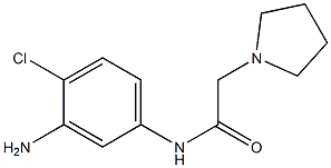 N-(3-amino-4-chlorophenyl)-2-pyrrolidin-1-ylacetamide