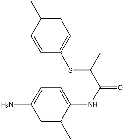 N-(4-amino-2-methylphenyl)-2-[(4-methylphenyl)sulfanyl]propanamide
