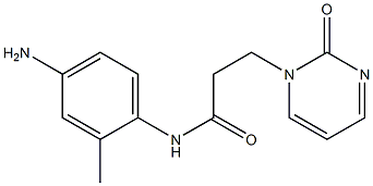 N-(4-amino-2-methylphenyl)-3-(2-oxopyrimidin-1(2H)-yl)propanamide