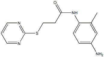 N-(4-amino-2-methylphenyl)-3-(pyrimidin-2-ylsulfanyl)propanamide