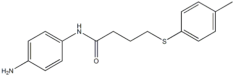 N-(4-aminophenyl)-4-[(4-methylphenyl)sulfanyl]butanamide