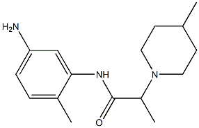 N-(5-amino-2-methylphenyl)-2-(4-methylpiperidin-1-yl)propanamide