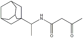 N-[1-(adamantan-1-yl)ethyl]-3-oxobutanamide Struktur