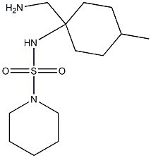 N-[1-(aminomethyl)-4-methylcyclohexyl]piperidine-1-sulfonamide