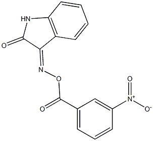 1H-indole-2,3-dione 3-(O-{3-nitrobenzoyl}oxime)