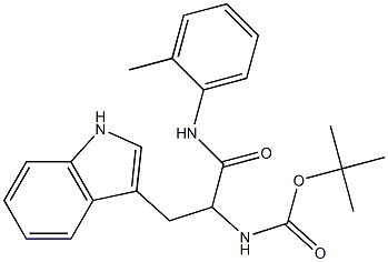 tert-butyl 1-(1H-indol-3-ylmethyl)-2-oxo-2-(2-toluidino)ethylcarbamate