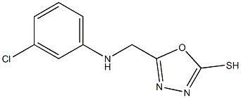 5-[(3-chloroanilino)methyl]-1,3,4-oxadiazole-2-thiol