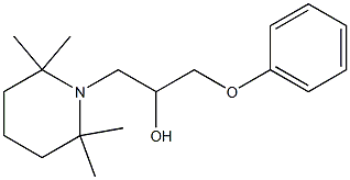 1-phenoxy-3-(2,2,6,6-tetramethyl-1-piperidinyl)-2-propanol