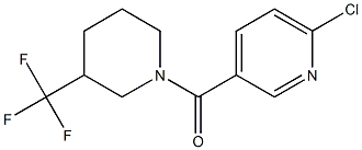 1-[(6-chloro-3-pyridinyl)carbonyl]-3-(trifluoromethyl)piperidine