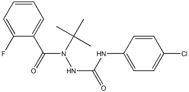 2-tert-butyl-N-(4-chlorophenyl)-2-(2-fluorobenzoyl)hydrazinecarboxamide
