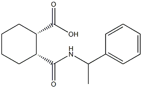 (1S,2R)-2-{[(1-phenylethyl)amino]carbonyl}cyclohexanecarboxylic acid