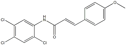(E)-3-(4-methoxyphenyl)-N-(2,4,5-trichlorophenyl)-2-propenamide