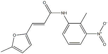 (E)-3-(5-methyl-2-furyl)-N-(2-methyl-3-nitrophenyl)-2-propenamide