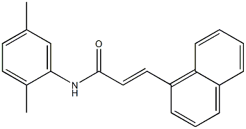 (E)-N-(2,5-dimethylphenyl)-3-(1-naphthyl)-2-propenamide