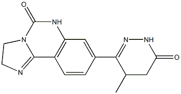 8-[(2,3,4,5-Tetrahydro-5-methyl-3-oxopyridazin)-6-yl]-2,3-dihydroimidazo[1,2-c]quinazolin-5(6H)-one