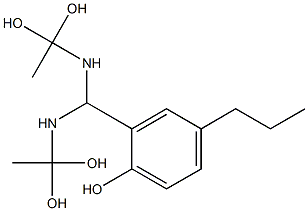 2-[Bis[(1,1-dihydroxyethyl)amino]methyl]-4-propylphenol