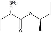 (R)-2-アミノブタン酸(S)-1-メチルプロピル 化学構造式
