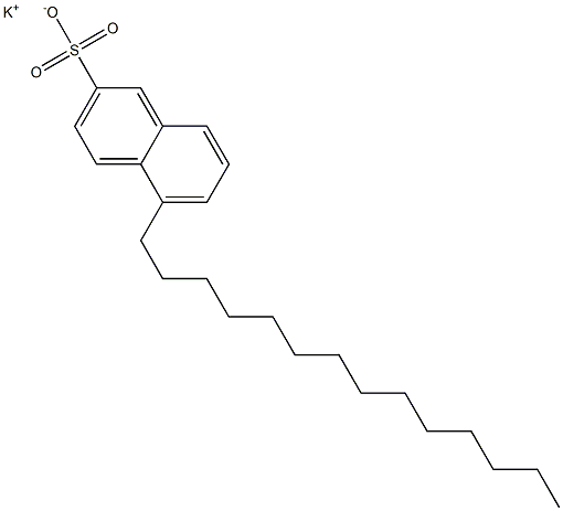 5-Tetradecyl-2-naphthalenesulfonic acid potassium salt