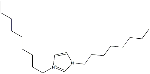 1-オクチル-3-ノニル-1H-イミダゾール-3-イウム 化学構造式