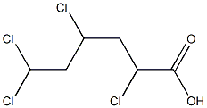 2,4,6,6-Tetrachlorocaproic acid
