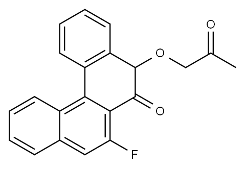 7-Fluoro-5-(2-oxopropoxy)benzo[c]phenanthren-6(5H)-one