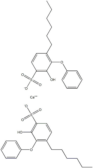 Bis(2-hydroxy-6-hexyl[oxybisbenzene]-3-sulfonic acid)calcium salt