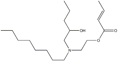 (E)-2-Butenoic acid 2-[N-(2-hydroxypentyl)-N-octylamino]ethyl ester