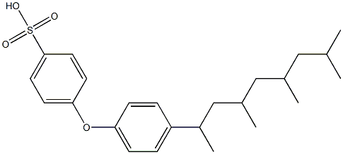 4-[4-(1,3,5,7-Tetramethyloctyl)phenoxy]benzenesulfonic acid