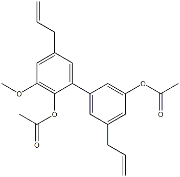 2',3-Diacetoxy-3'-methoxy-5,5'-di(2-propenyl)-1,1'-biphenyl