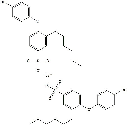 Bis(4'-hydroxy-2-hexyl[oxybisbenzene]-4-sulfonic acid)calcium salt