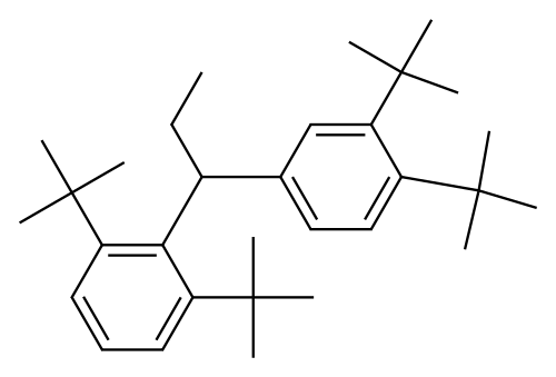 1-(2,6-Di-tert-butylphenyl)-1-(3,4-di-tert-butylphenyl)propane