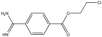 p-Amidinobenzoic acid 2-chloroethyl ester