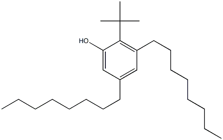2-tert-Butyl-3,5-dioctylphenol