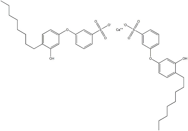 Bis(3'-hydroxy-4'-octyl[oxybisbenzene]-3-sulfonic acid)calcium salt