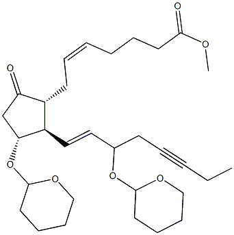 (5Z,8R,11R,13E)-11,15-Bis[(tetrahydro-2H-pyran)-2-yloxy]-9-oxoprosta-5,13-dien-17-yn-1-oic acid methyl ester