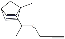 2-[1-(2-Propynyloxy)ethyl]-1-methylbicyclo[2.2.1]hepta-2,5-diene Structure