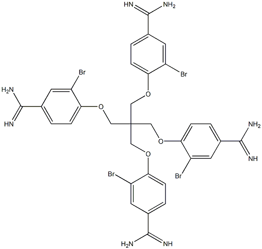4,4',4'',4'''-[Methanetetrayltetrakis(methyleneoxy)]tetrakis(3-bromobenzamidine)