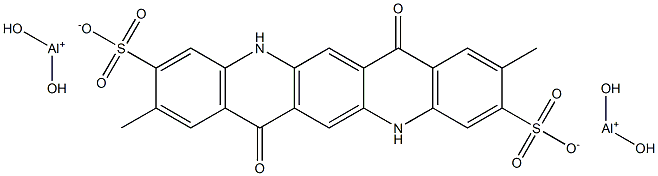 5,7,12,14-Tetrahydro-2,9-dimethyl-7,14-dioxoquino[2,3-b]acridine-3,10-disulfonic acid bis(dihydroxyaluminum) salt